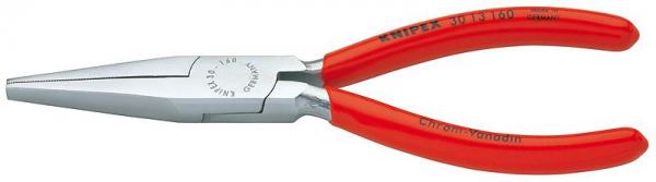 Knipex 3013160 Long Nose Pliers chrome plated plastic coated 160 mm
