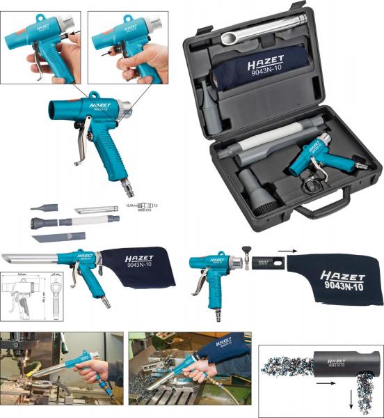 HAZET Air blow and suction gun, switchable 9043N-10