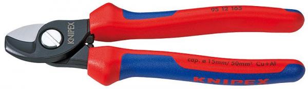 Knipex 9512165 Cable Shears with multi-component grips 165 mm