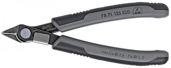 Knipex 7871125ESD Electronic Super Knips® ESD burnished with multi-component grips 125 mm