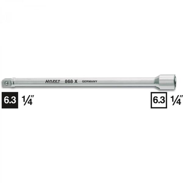 Hazet 868X 1/4" drive extension length 147mm (6")