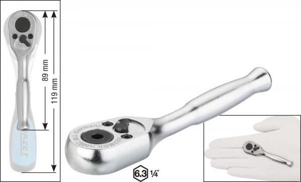 Hazet 863MBit Short Full Metal Wrench