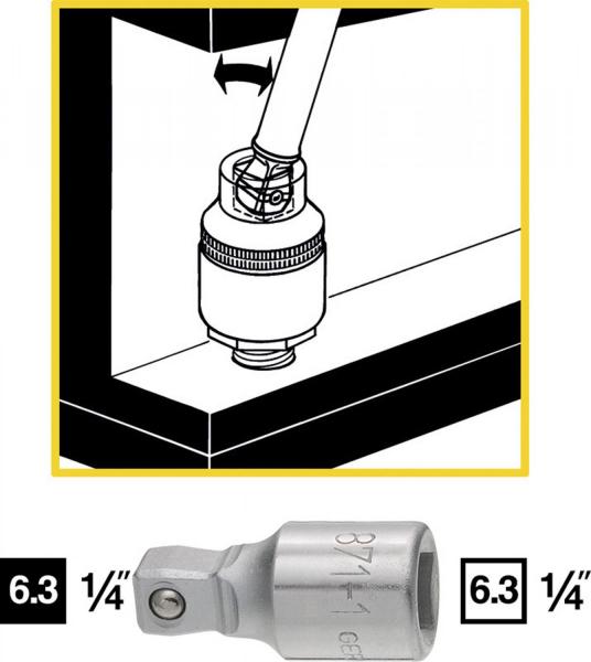 Hazet 871 1/4” Wobble Extension