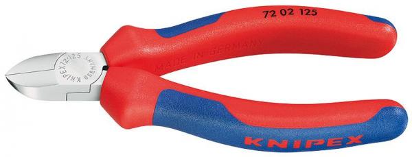 Knipex 7202125 Diagonal Cutter for plastics with multi-component grips 125 mm