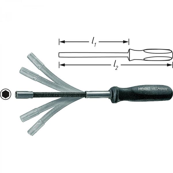 HAZET 426 Flexible Nut Drivers