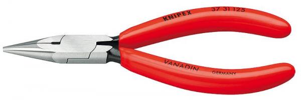 Knipex 3731125 Flat Nose Pliers black atramentized 125 mm