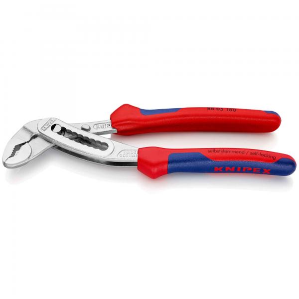 KNIPEX 8805 Alligator® Water Pump Pliers with multi-component grips chrome plated