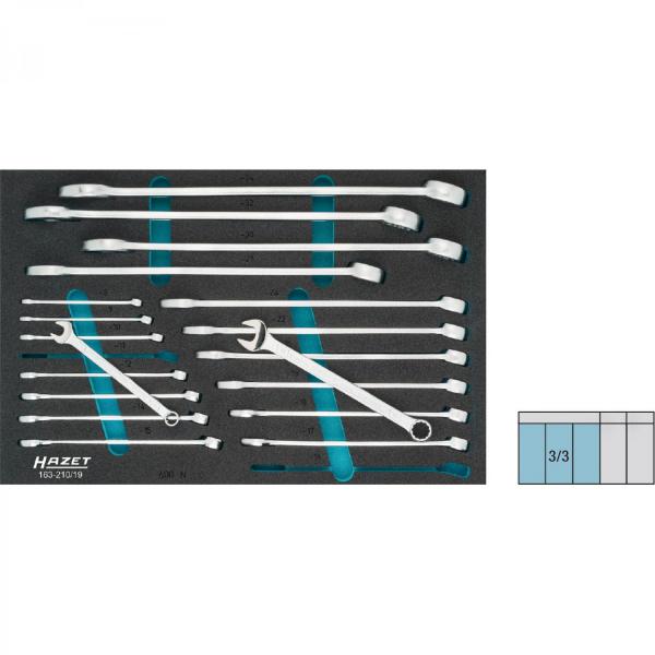Hazet 163-210/19 600N Combination wrench set