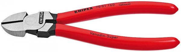 Knipex 7001125 Diagonal Cutter black atramentized plastic coated 125 mm