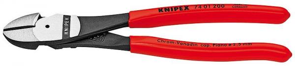 Knipex 7401180 High Leverage Diagonal Cutter black atramentized plastic coated 180 mm