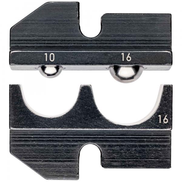 Knipex 974916 Crimping dies for insulated terminals + plug connectors