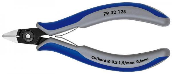 Knipex 7932125 Precision Electronics Diagonal Cutter burnished 125 mm