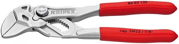Knipex 8603125SB KNIPEX Mini pliers wrench nickel plated 125 mm