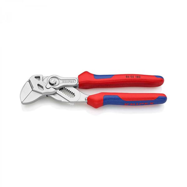 Knipex 8605180 Pliers Wrench chrome plated 180 mm