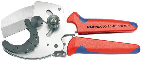 Knipex 902540 Pipe Cutter for composite and plastic pipes with multi-component grips 210 mm
