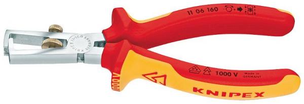 Knipex 1106160 Insulation Stripper chrome plated 160 mm