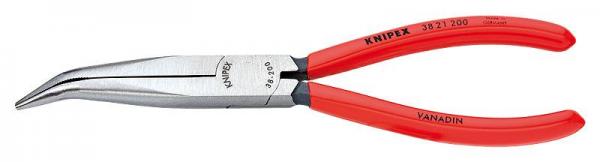 Knipex 3821200 Mechanics' Pliers black atramentized plastic coated 200 mm