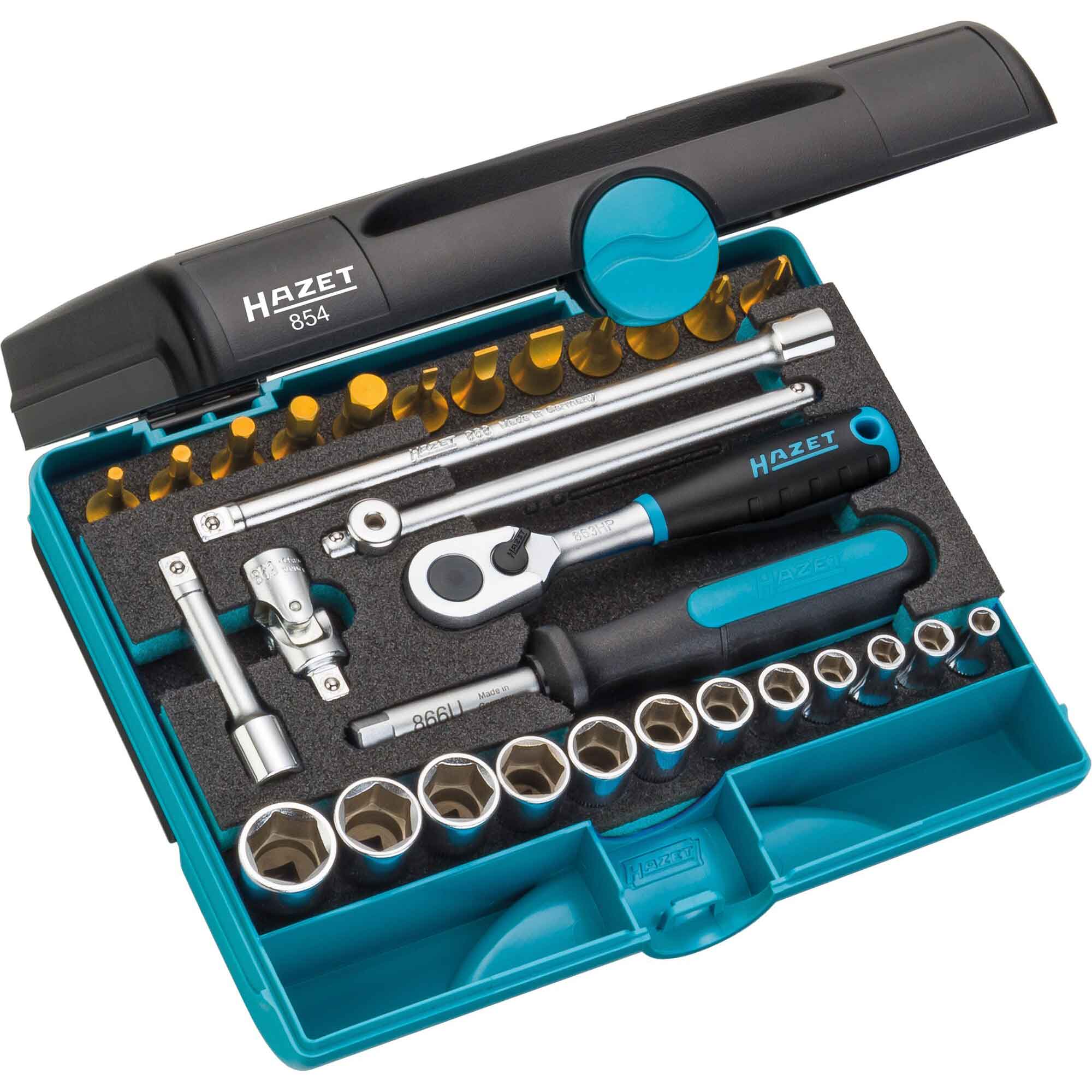 HAZET SmartHolder Tool Set, 39 pcs., Blue - Worldshop