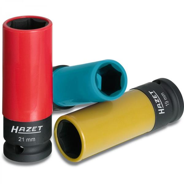 HAZET 903SPC/3 Impact socket set 17, 19, 21 mm (6-point)