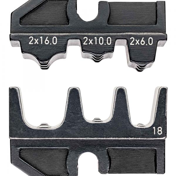 Knipex 974918 Crimping dies for twin end sleeves