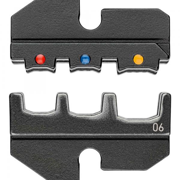 Knipex 974906 Crimping dies for insulated terminals + plug connectors
