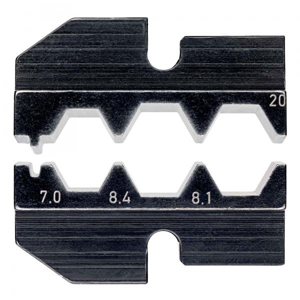 Knipex 974920 Crimping dies for F-connectors for TV and satellite connections