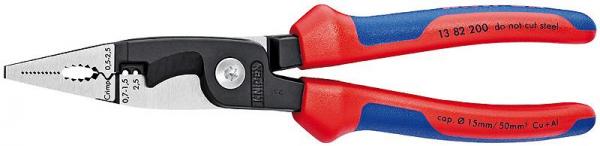 Knipex 1382200 Pliers for Electrical Installation black atramentized 200 mm