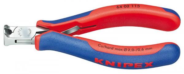 Knipex 6402115 Electronics End Cutting Nipper with multi-component grips 115 mm