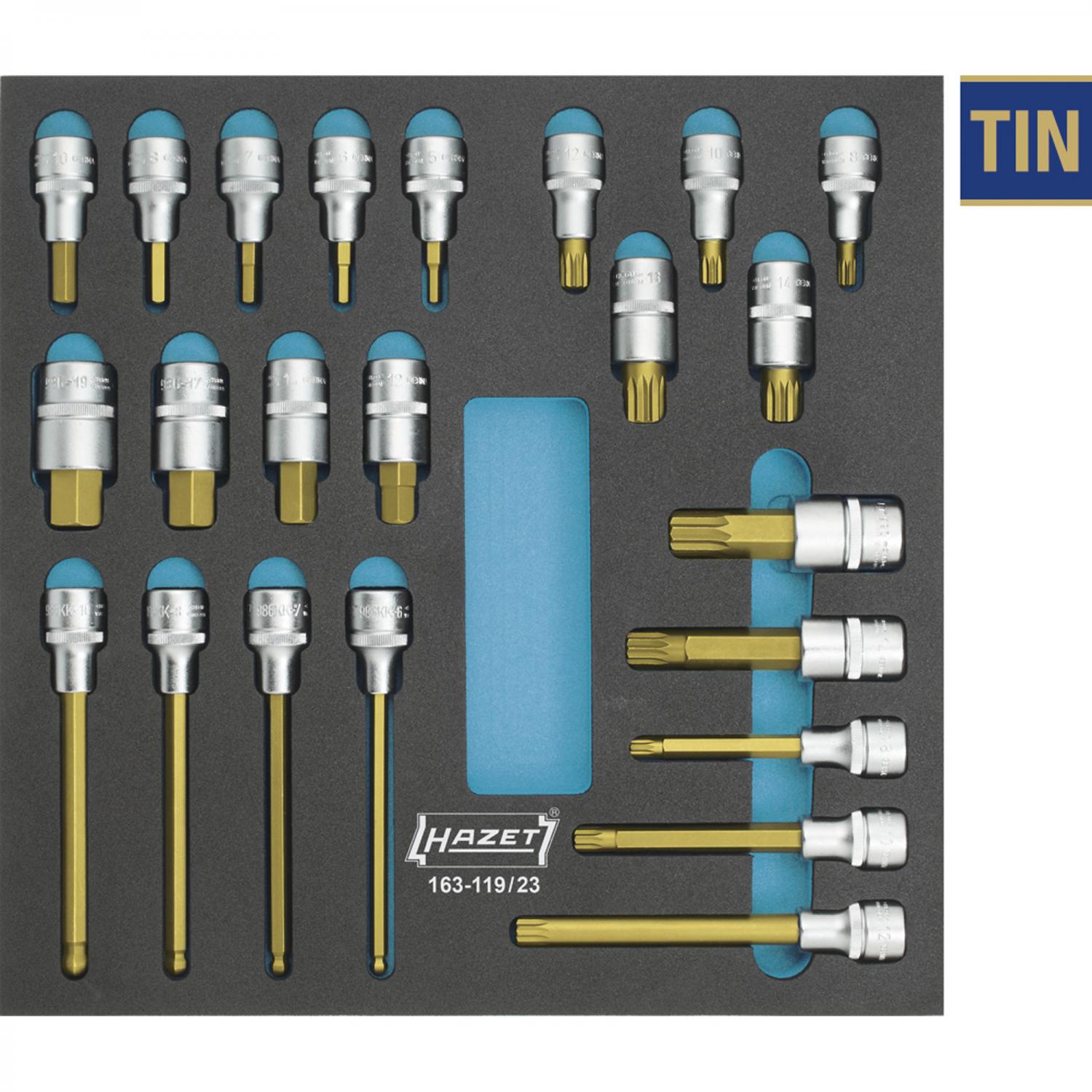 Hazet 163119/23 Screwdriver Sockets Tool modules General