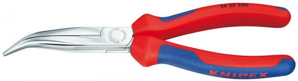 Knipex 2625200 Snipe Nose Side Cutting Pliers chrome plated 200 mm