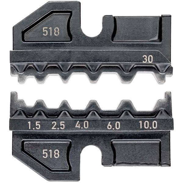Knipex 974930 Crimping dies for non-insulated butt connectors