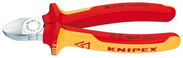 Knipex 7026160 Diagonal Cutter chrome plated 160 mm