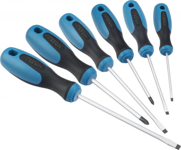 Hazet 810/6 6-piece Screwdriver Set flatblade and PH