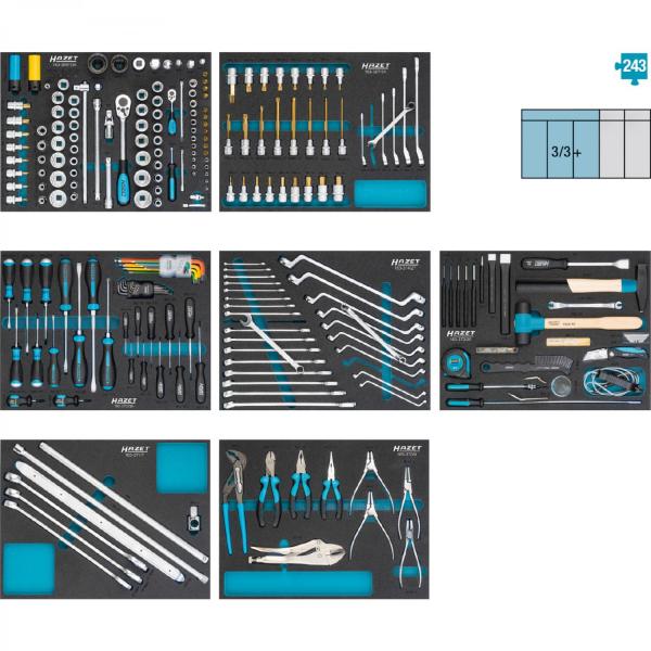 HAZET Standard tool assortment for PORSCHE 0-2500-163/242